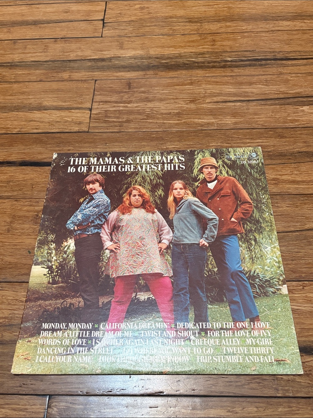 Vintage The Mamas & The Papas 16 of Their Greatest Hits Black Vinyl LP 1973